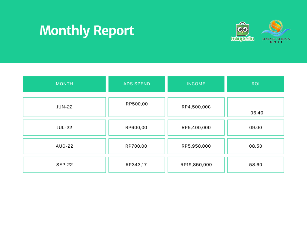 Monthly Report